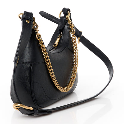 Gucci Goatskin Small Aphrodite Shoulder Bag Black 3 of 12