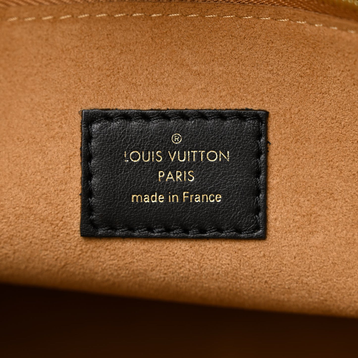 Calfskin Monogram On My Side Black