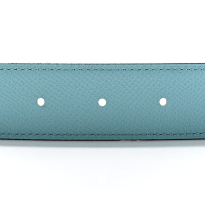 Hermes Epsom 32mm H Belt 90 36 Bleu Atoll Bleu Indigo 3 of 8