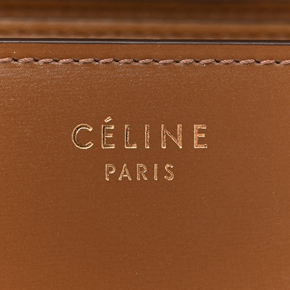 Celine Box Calfskin Medium Classic Box Flap Bag Camel 6 of 13