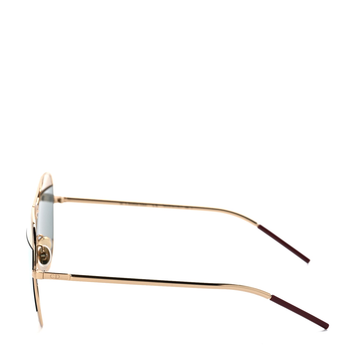 Christian Dior Split 1 Aviator Sunglasses Gold 3 of 6