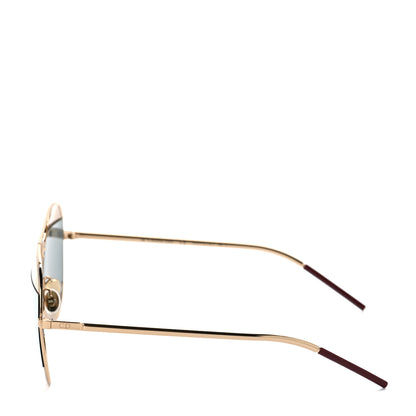 Christian Dior Split 1 Aviator Sunglasses Gold 3 of 6