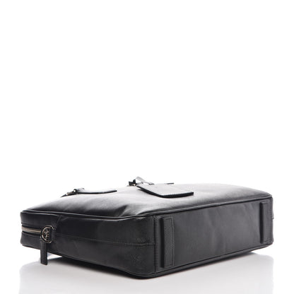 Prada Saffiano Travel Briefcase Nero Black 4 of 9