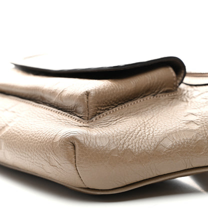 Gucci Piuma Calfskin Jumbo GG Embossed Pocket Belt Bag Good Taupe 9 of 9