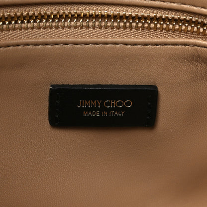 Jimmy Choo Soft Calfskin Medium Diamond Hobo Black 6 of 9