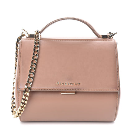 Givenchy Textured Calfskin Mini Pandora Box Chain Crossbody Bag Old Pink 1 of 11