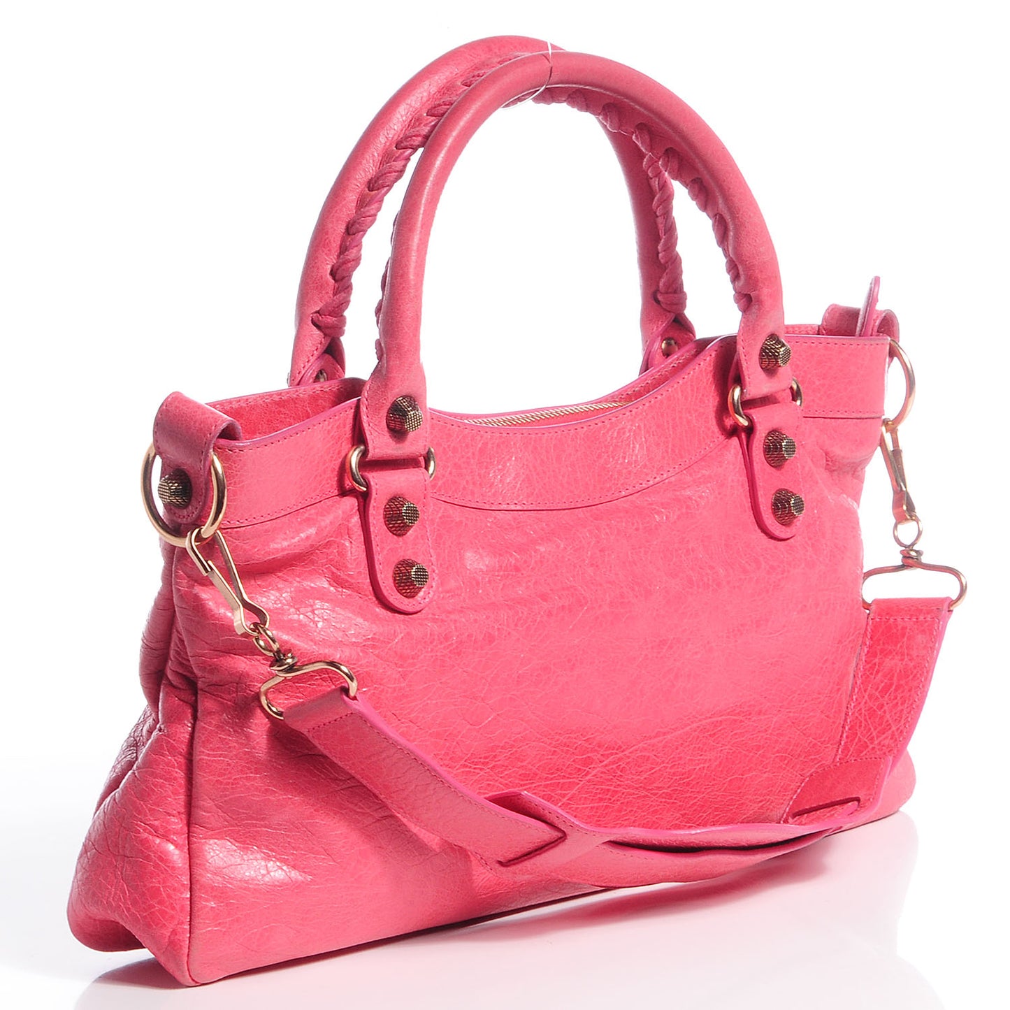 Agneau Giant 12 Rose Gold Hardware First Grenadine