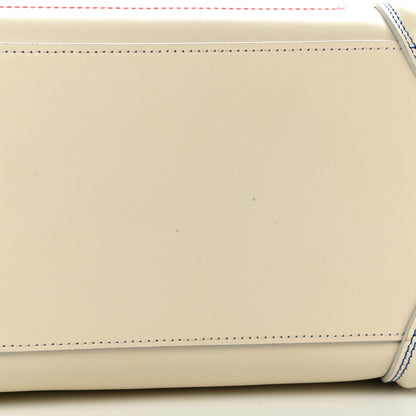 Celine Smooth Calfskin Multicolor Double Stitching Micro Luggage White 12 of 14