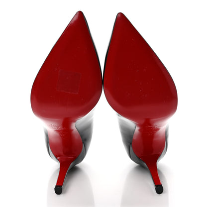 Christian Louboutin Patent Pigalle 100 Pumps 37 Black 5 of 9