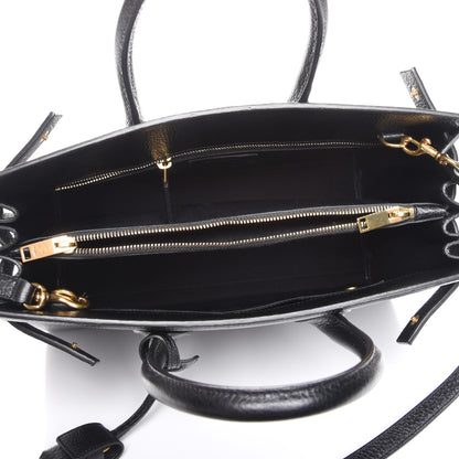 Saint Laurent Grained Calfskin Small Sac De Jour Black 6 of 8