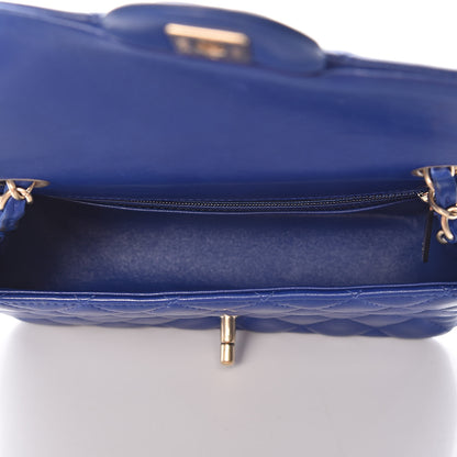 Chanel Lambskin Quilted Mini Rectangular Flap Royal Blue 5 of 17