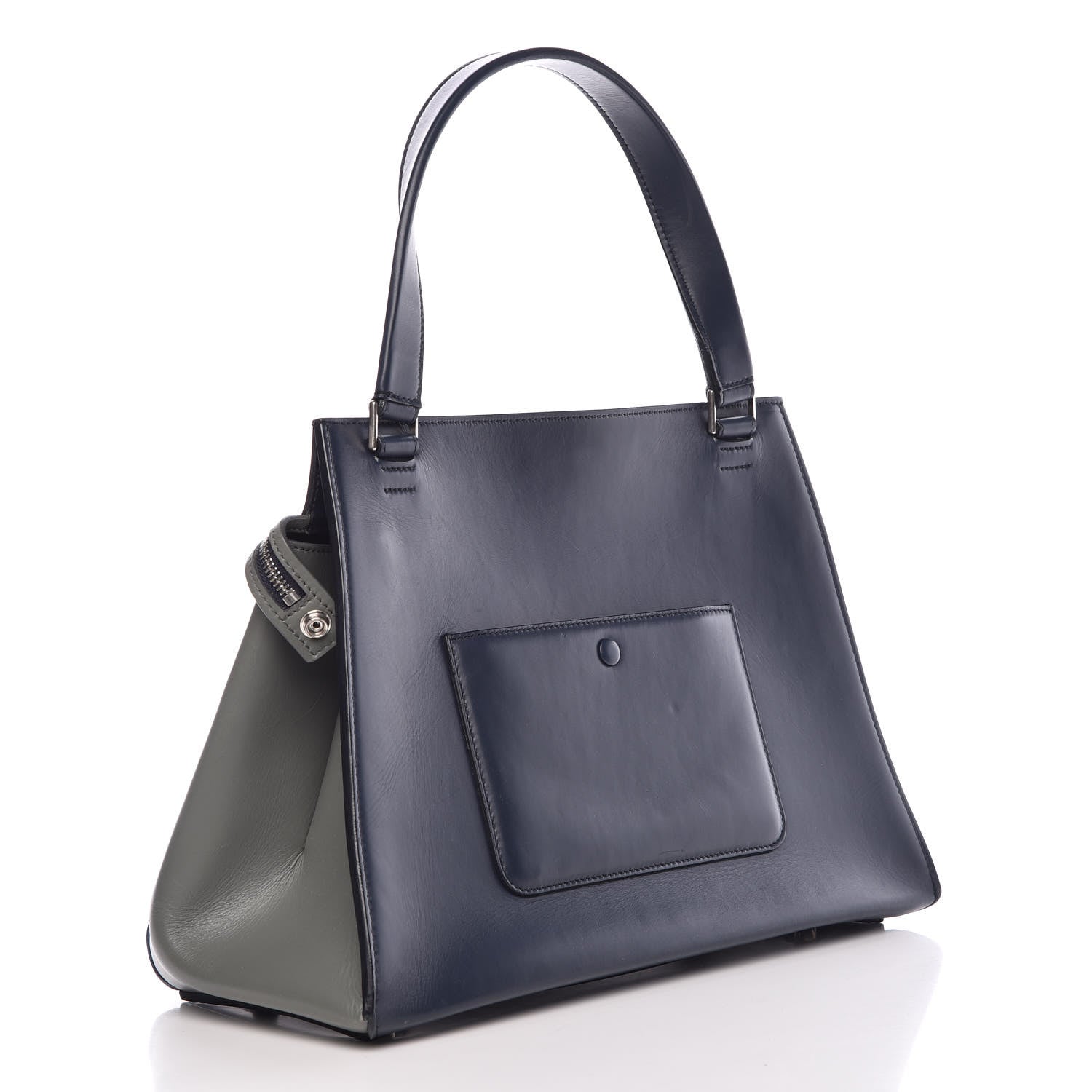 Celine Smooth Calfskin Medium Tri-Color Edge Shoulder Bag 3 of 15