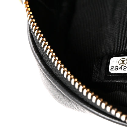 Chanel Lambskin Quilted Waist Bag With Pouch Black 14 of 29