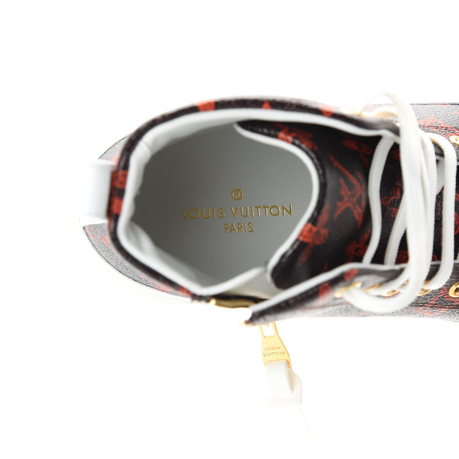Louis Vuitton Catogram Stellar Sneaker Boots 38 Marron 9 of 11