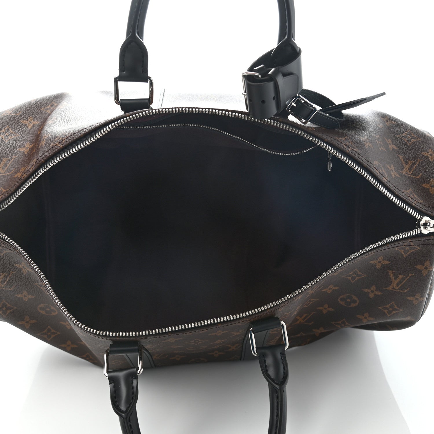 Louis Vuitton Monogram Macassar Keepall Bandouliere 45 5 of 8