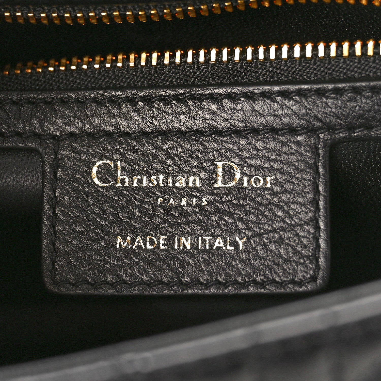 Christian Dior Calfskin Cannage Small Caro Bag Black 6 of 10