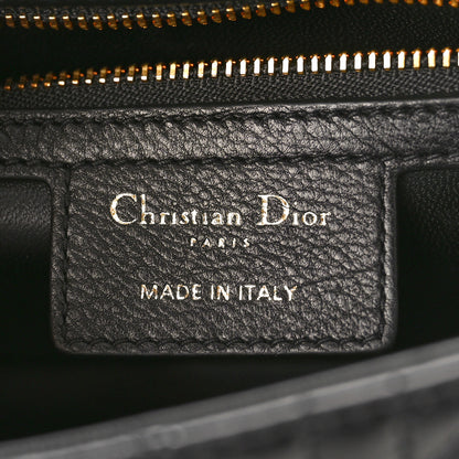 Christian Dior Calfskin Cannage Small Caro Bag Black 6 of 10