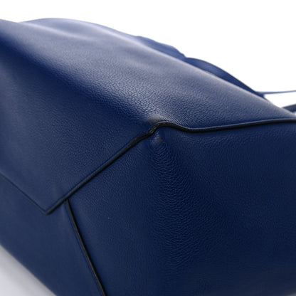 Celine Soft Grained Calfskin Small Belt Cabas Phantom Dark Blue 8 of 11