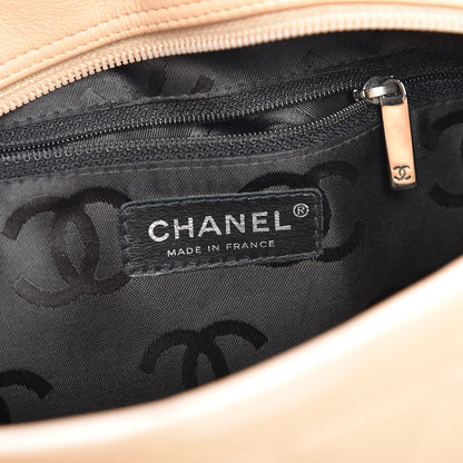 Chanel Calfskin Quilted Large Cambon Bowler Beige Black 6 of 9