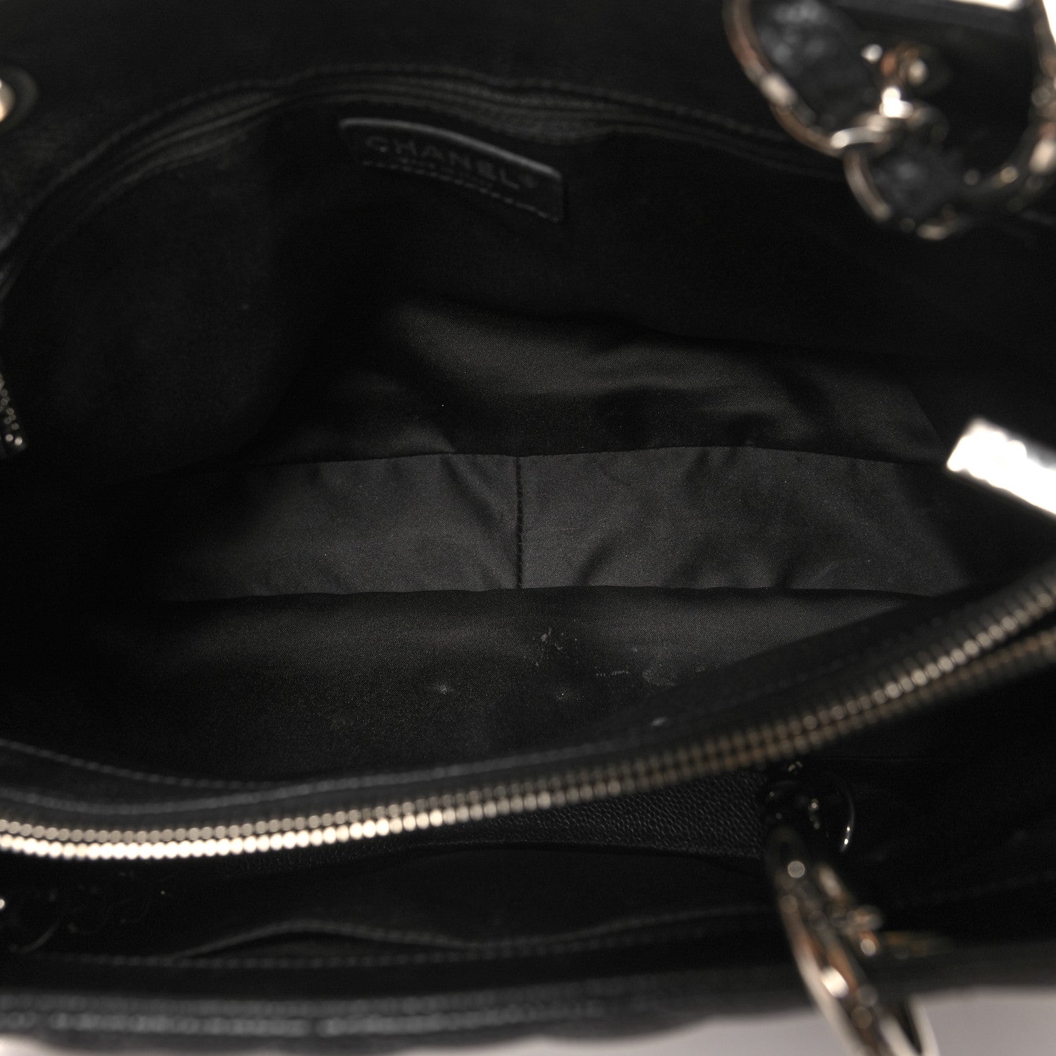 Chanel Caviar Quilted Grand Shopping Tote GST Black 5 of 14