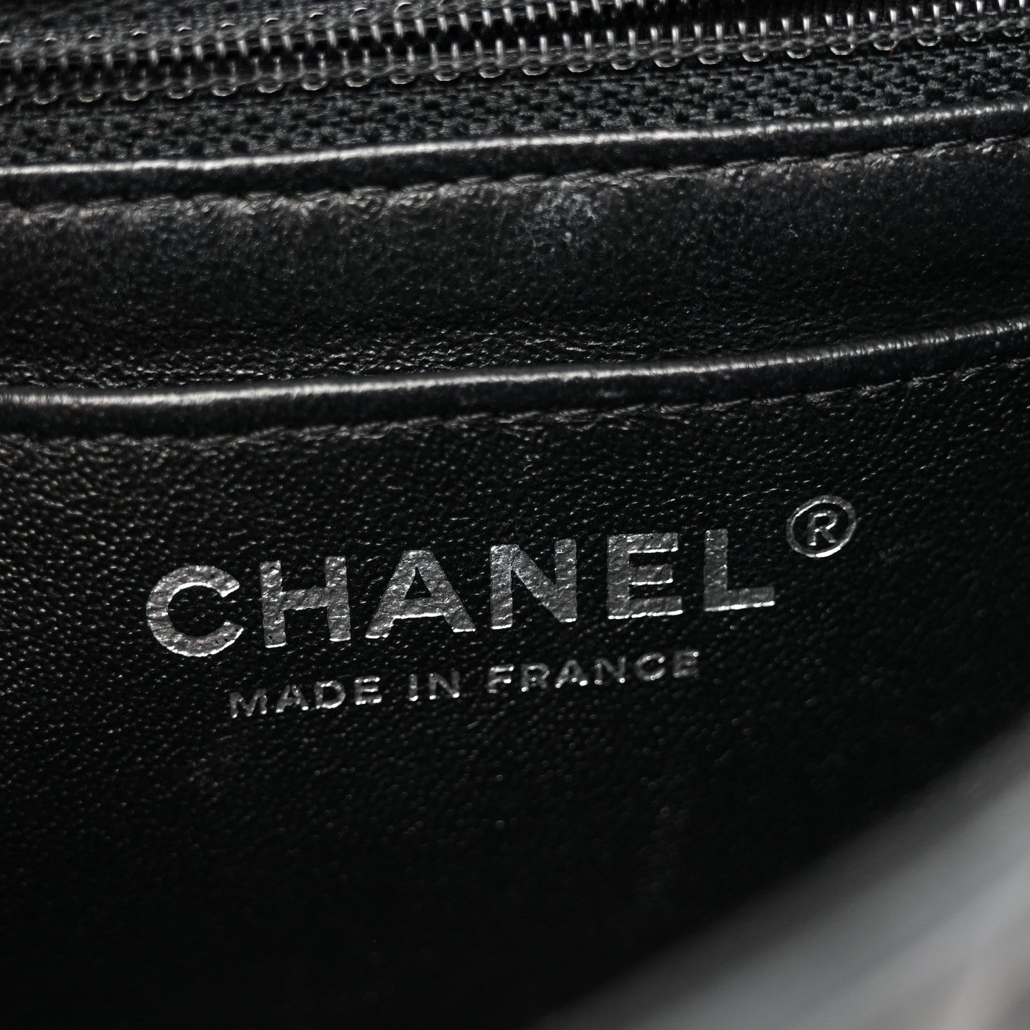 Chanel Lambskin Quilted Mini Square Flap Black 5 of 13