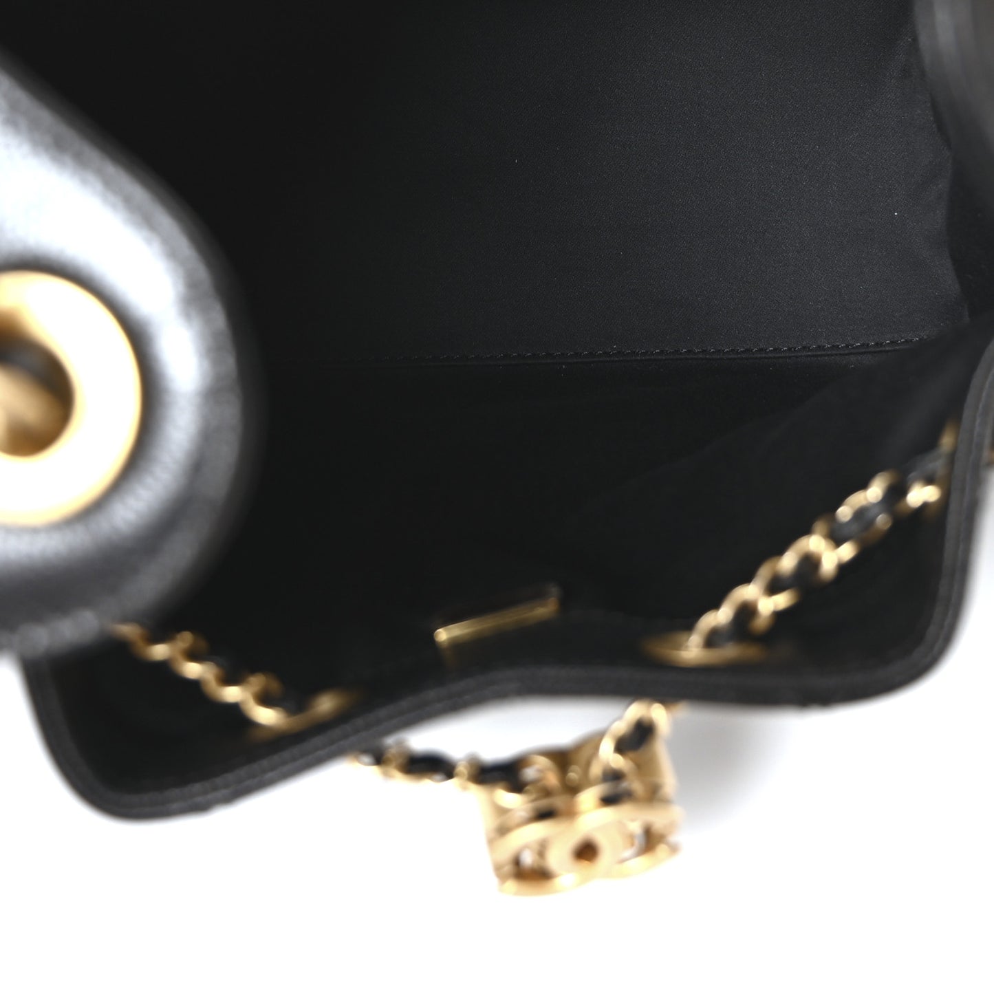 Caviar Quilted Small Chanel 25 Handbag Black