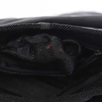 Prada Tessuto Nylon Beaded Bag Black 8 of 14