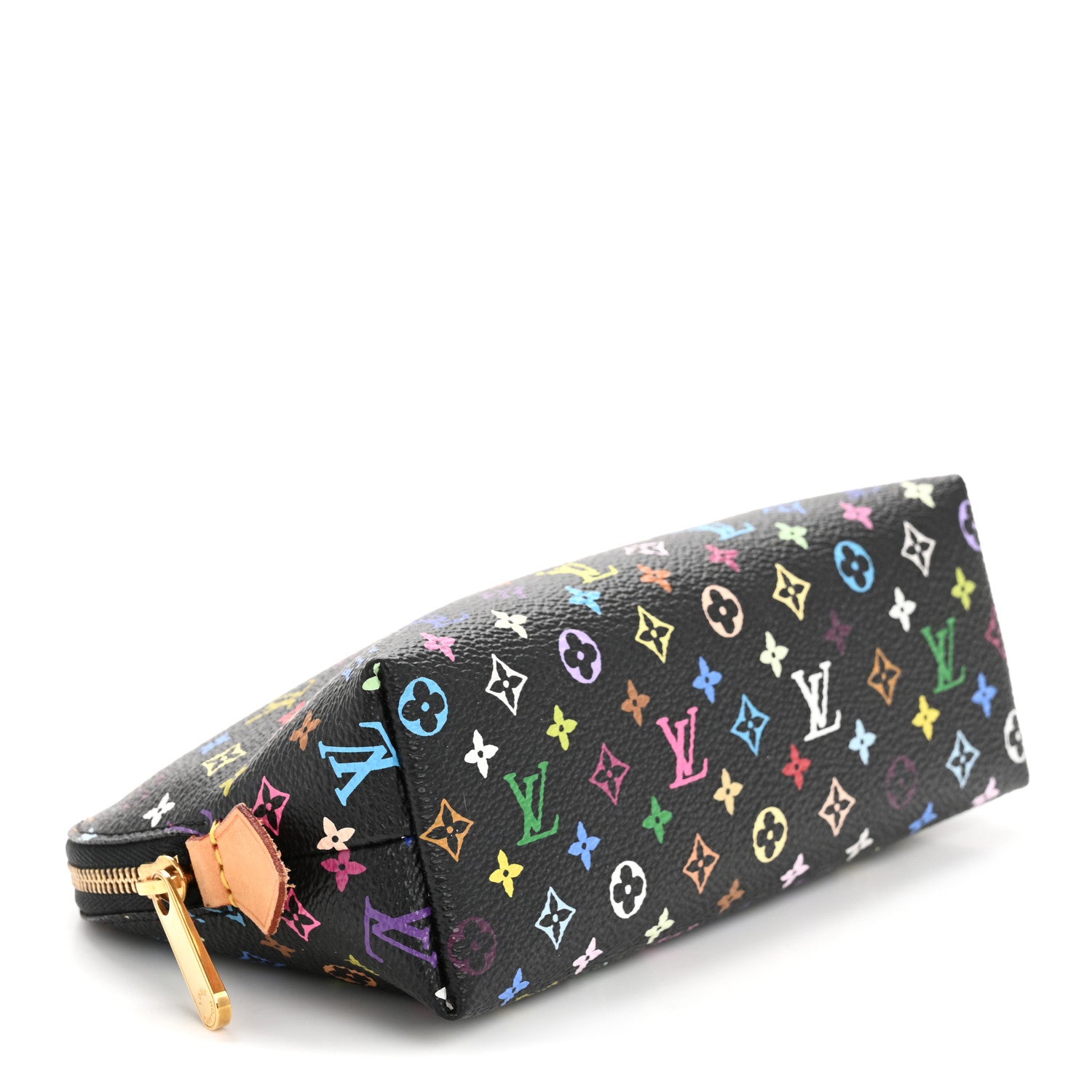 Louis Vuitton Monogram Multicolor Cosmetic Pouch Black Grenade 4 of 9