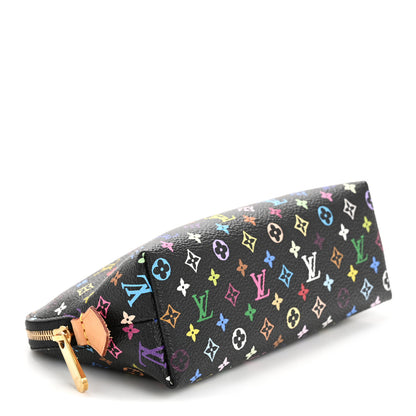 Louis Vuitton Monogram Multicolor Cosmetic Pouch Black Grenade 4 of 9