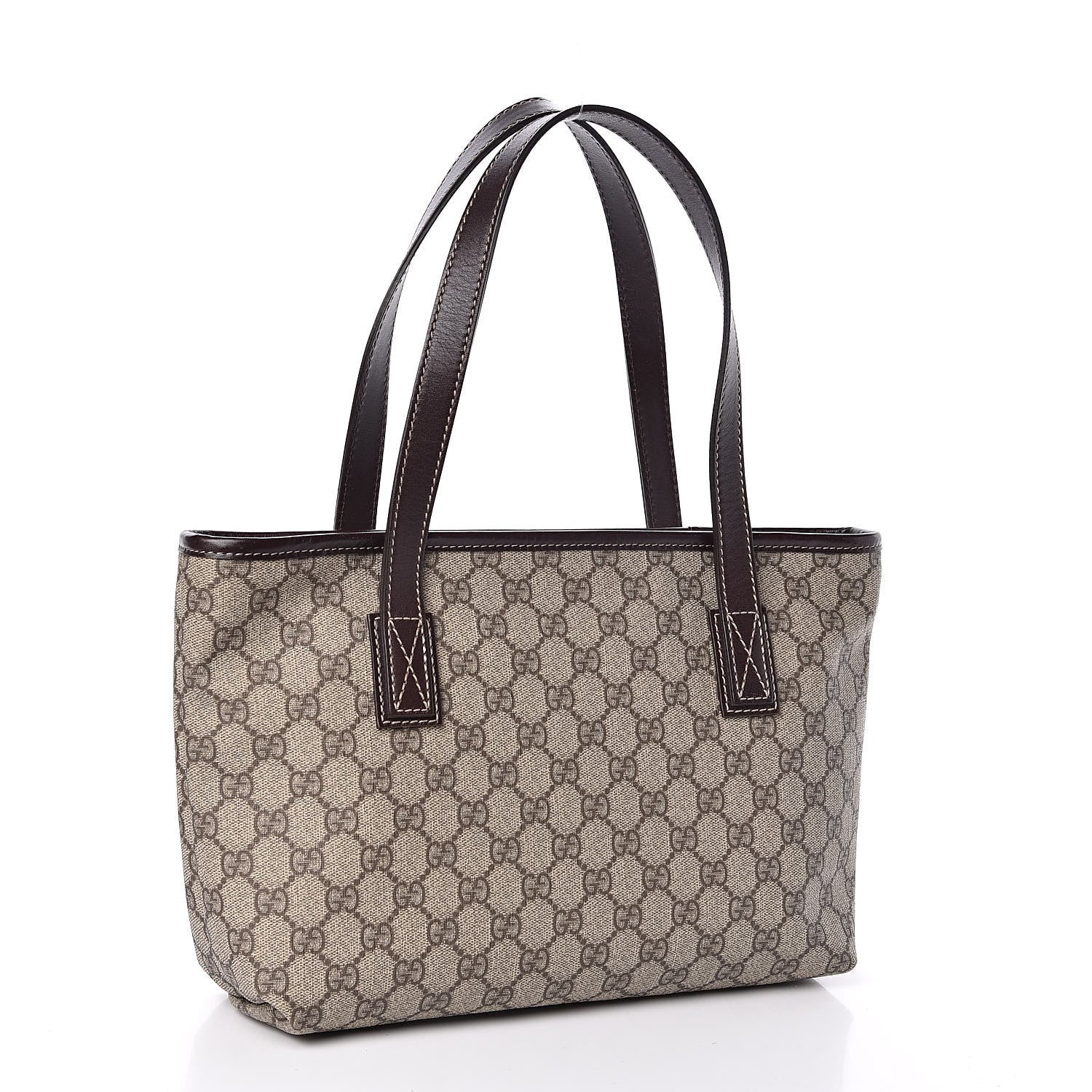 Gucci GG Supreme Monogram Small Joy Tote Dark Brown 3 of 10