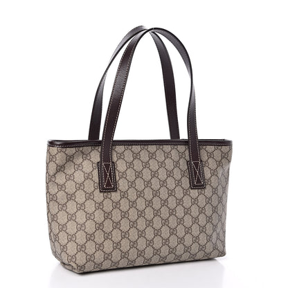 Gucci GG Supreme Monogram Small Joy Tote Dark Brown 3 of 10