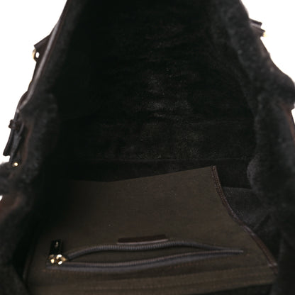 Salvatore Ferragamo SALVATORE FERRAGAMO Suede Stitched Hobo Brown 5 of 10