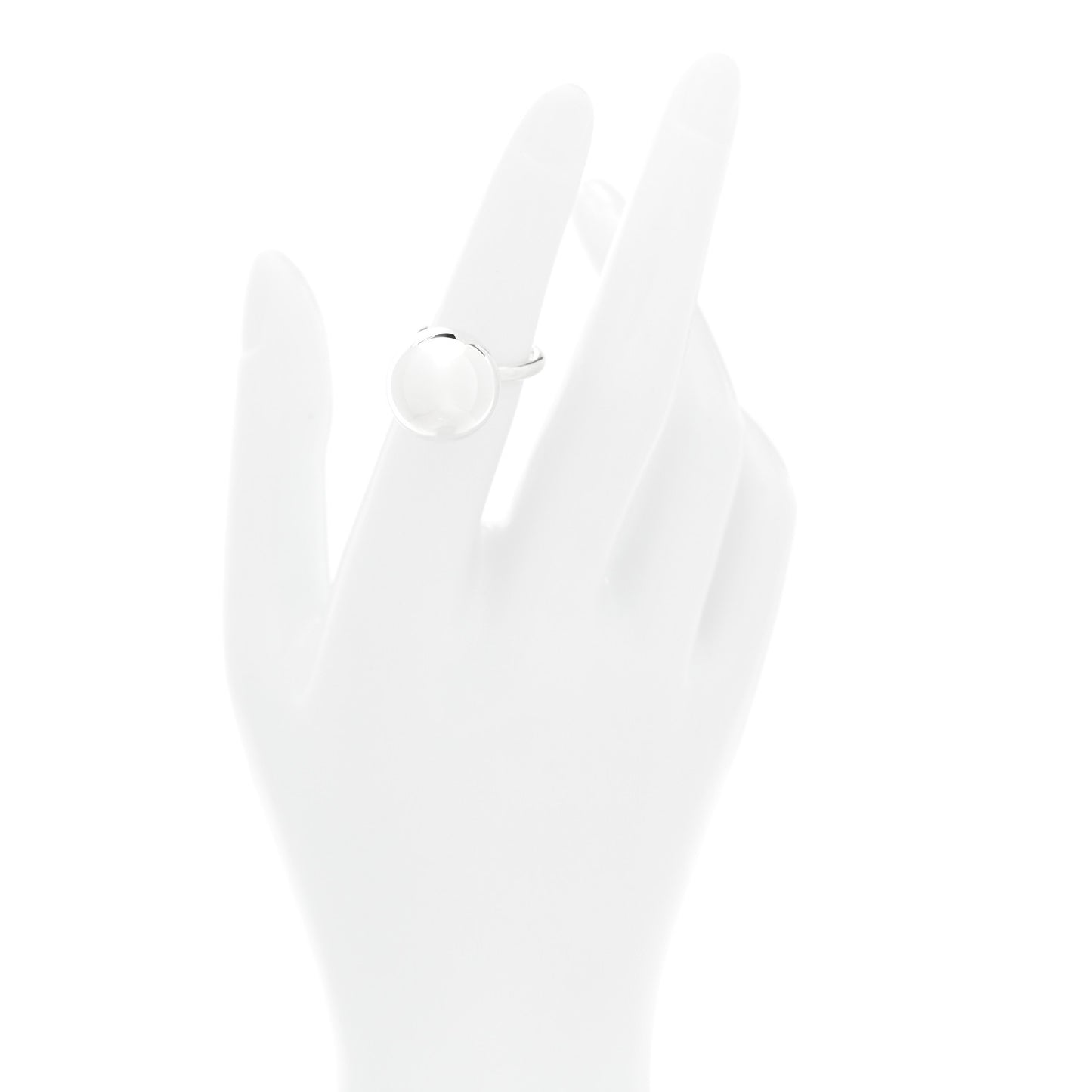 Sterling Silver 15.75mm HardWear Ball Ring 49 5