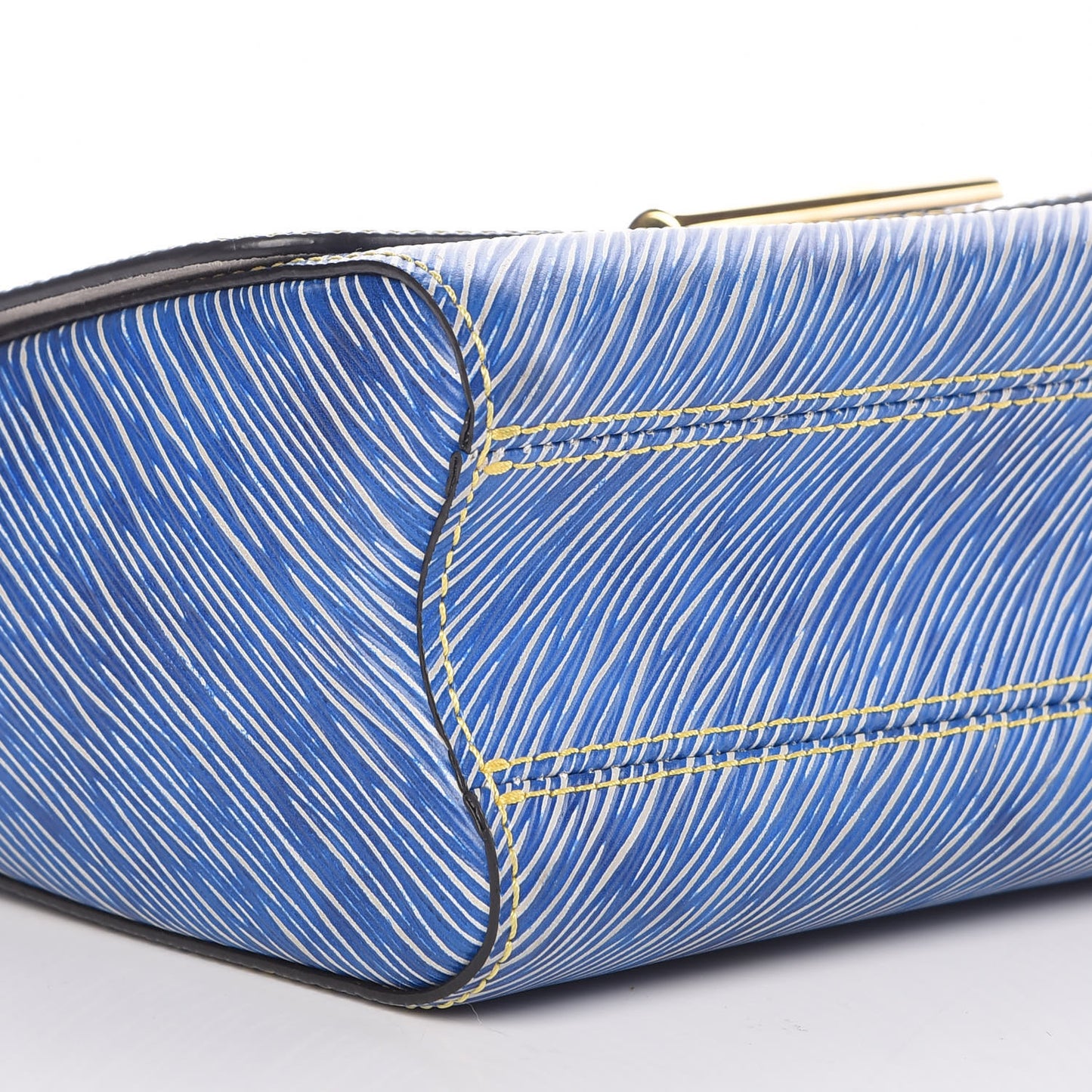 Epi Twist Shoulder Bag MM Denim Light