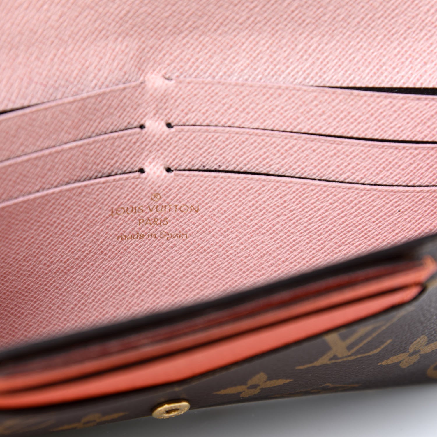 Louis Vuitton Monogram Jeanne Wallet Rose Ballerine 7 of 8