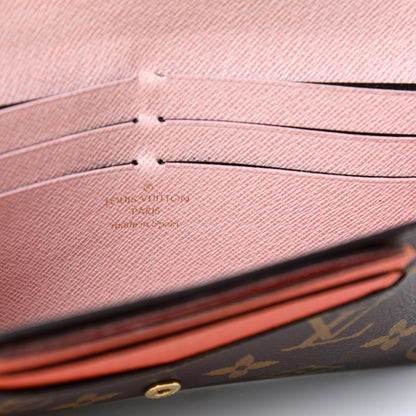 Louis Vuitton Monogram Jeanne Wallet Rose Ballerine 7 of 8