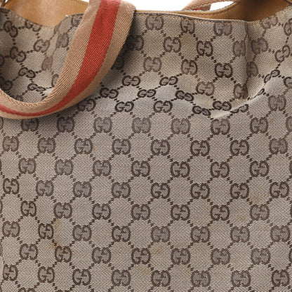 Gucci Monogram Large Bamboo Top Handle Bag Tan 19 of 19