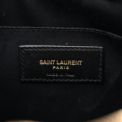 Saint Laurent Calfskin Matelasse Monogram Lou Camera Bag Crema Soft 6 of 11