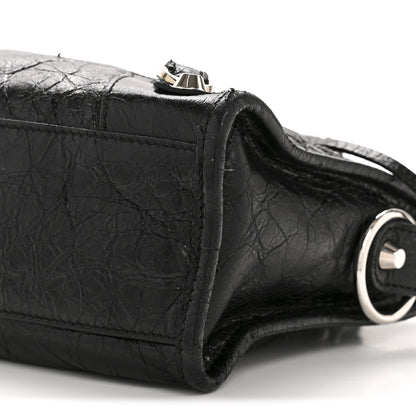 Balenciaga Agneau Classic Silver Hardware Mini City Black 11 of 14
