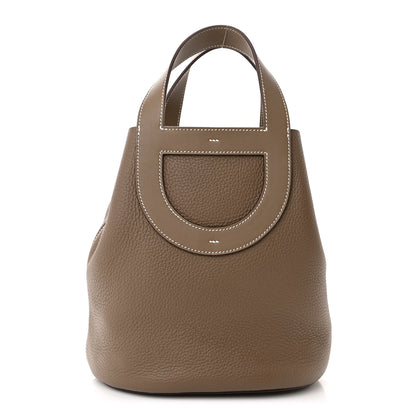 Hermes Taurillon Clemence Swift In-The-Loop 23 Bag Etoupe 1 of 11