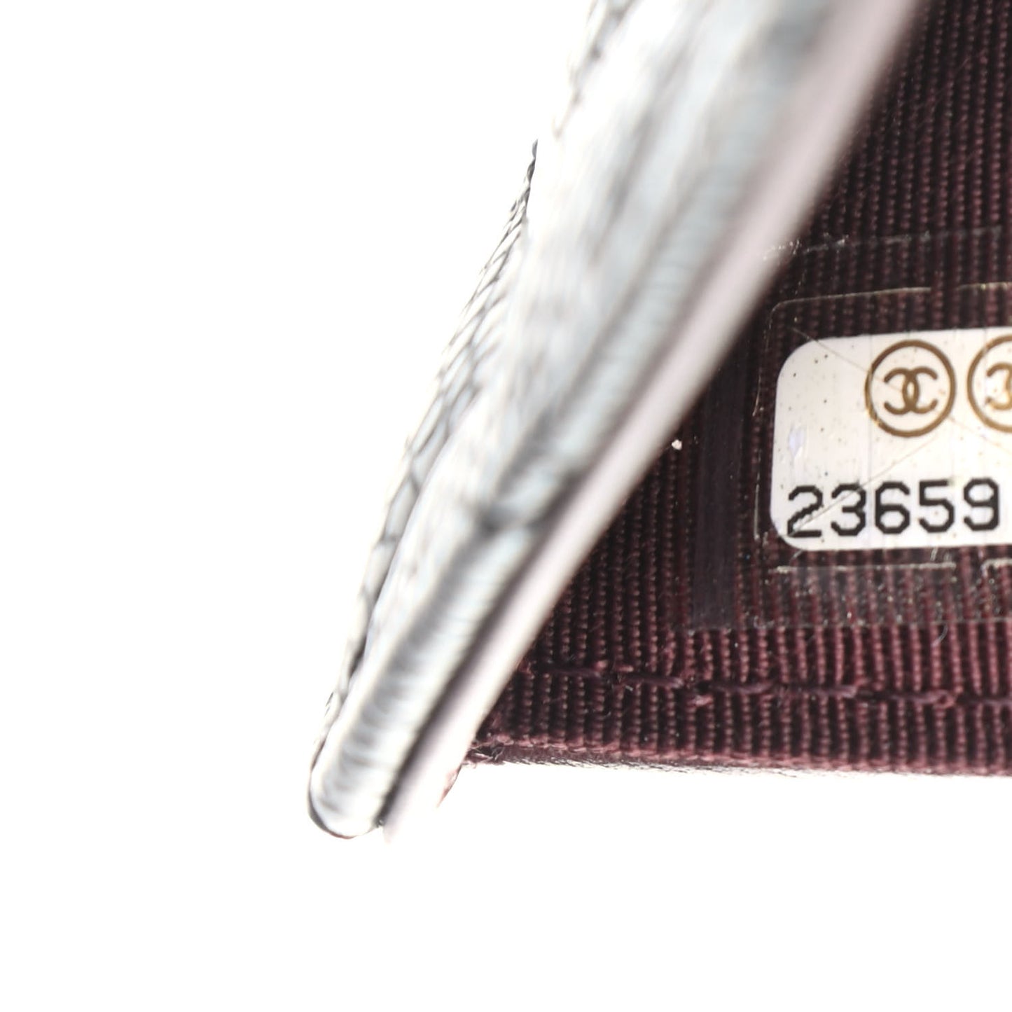 Caviar Quilted Yen Wallet Black