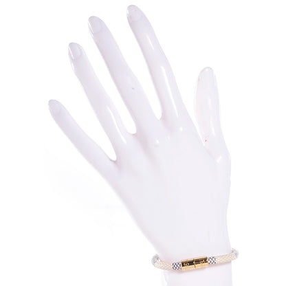 Louis Vuitton Damier Azur Keep It Bracelet 17 2 of 5