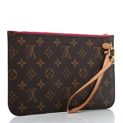 Louis Vuitton Monogram Neverfull MM GM Pochette Pivoine 3 of 7