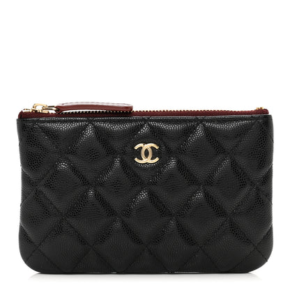 Chanel Caviar Quilted Small Cosmetic Case Black 1 of 8