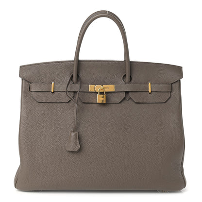 Hermes Togo Birkin 40 Etain 1 of 18