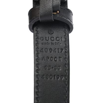 Gucci Calfskin Double G 20mm Belt 95 38 Black 5 of 5
