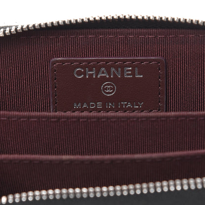 Chanel Caviar Quilted Zip Coin Purse Black 6 of 8