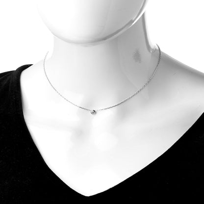 Cartier 18K White Gold Diamond SM D'Amour Pendant Necklace 2 of 5