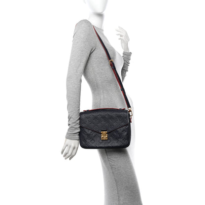 Louis Vuitton Empreinte Pochette Metis Marine Rouge 2 of 9