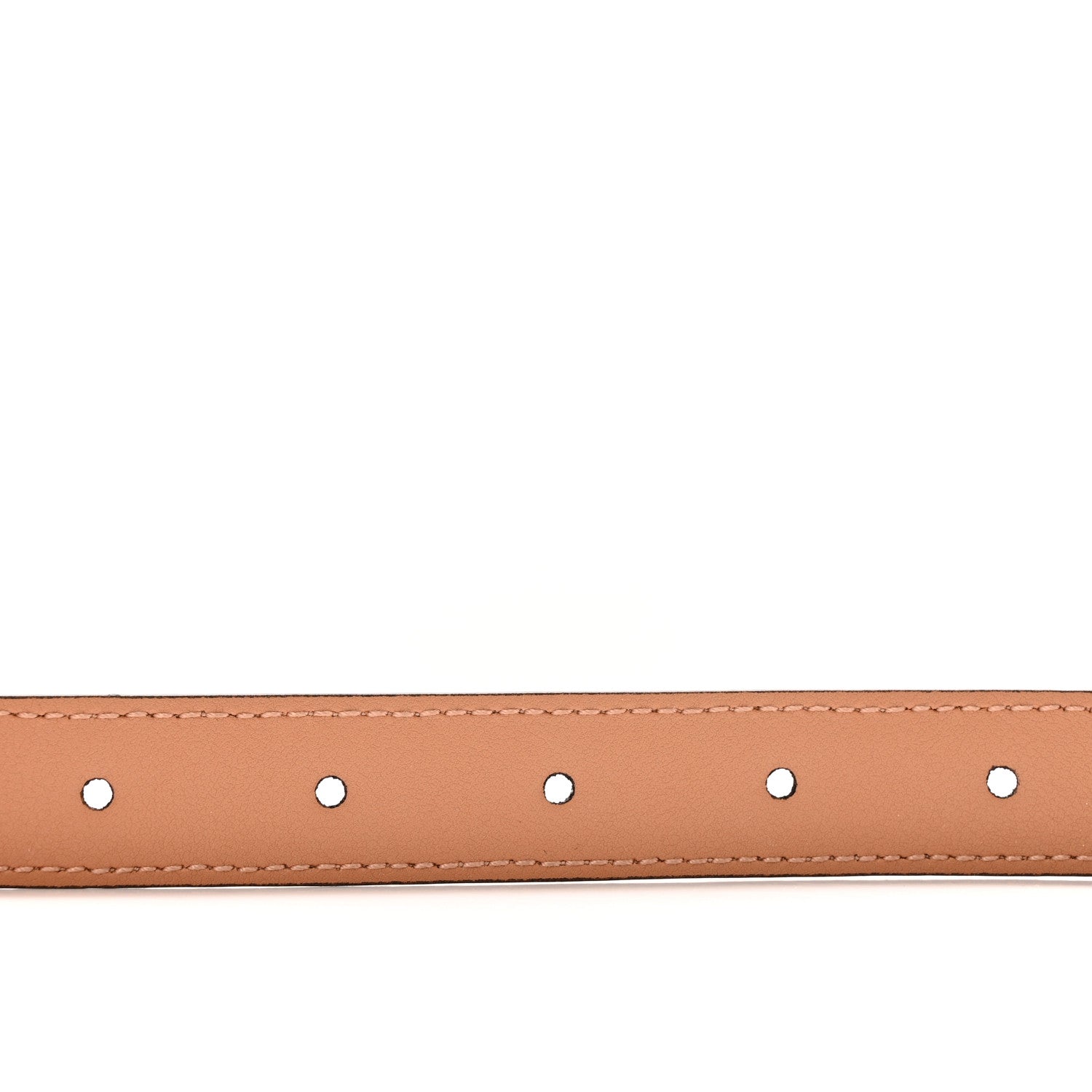 Gucci Azalea Calfskin Enamel Monochrome Double G 20mm Belt 85 34 Camelia 4 of 5
